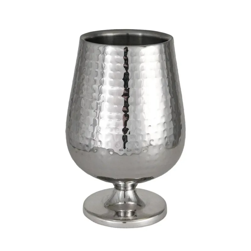 15 cm - Portofino Double Wall Rinfrescatore Portabottiglie Rialzato In Acciaio Satinato Occasione