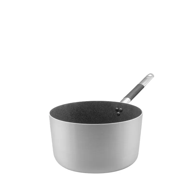 Agnelli SharkSkin Casseruola Alta In Alluminio Antiaderente Con Manico In Acciaio Inox Cool Scelto Dai Clienti