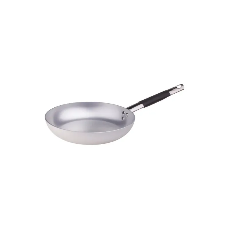 Saldi Agnelli Alluminio 3mm Professionale Padella Bassa Svasata Con Manico Cool Inox