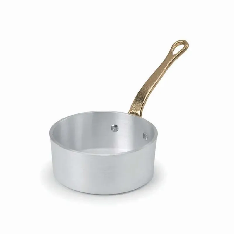 Più Venduto 10 cm - Agnelli 1932 Servizio In Tavola Casseruolina Bassa Monoporzione In Alluminio Con Manico In Ottone