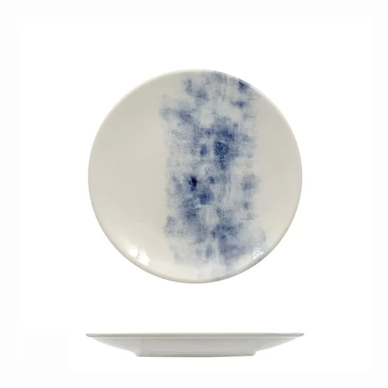 Mesa Ceramics Estoril Piatto Piano Coupe Decorato In Gres porcellanato Set 6 Pz Esclusivo