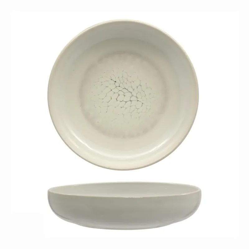 22 cm - Mesa Ceramics Luz Piatto Fondo Coupe Decorato In Gres porcellanato Set 6 Pz Occasione Imperdibile