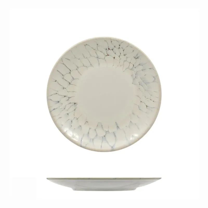 Non Perdere Mesa Ceramics Luz Piatto Piano Coupe Decorato In Gres porcellanato Set 6 Pz