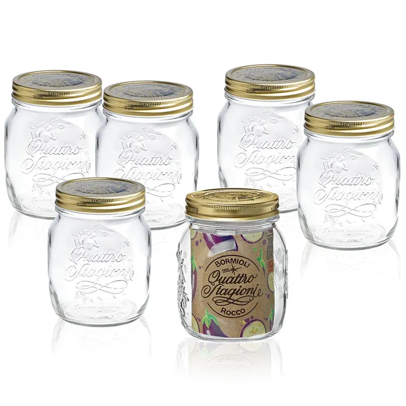 Non Perdere 70 cl - Bormioli Rocco Quattro Stagioni Vasetto - Set 12 Pz