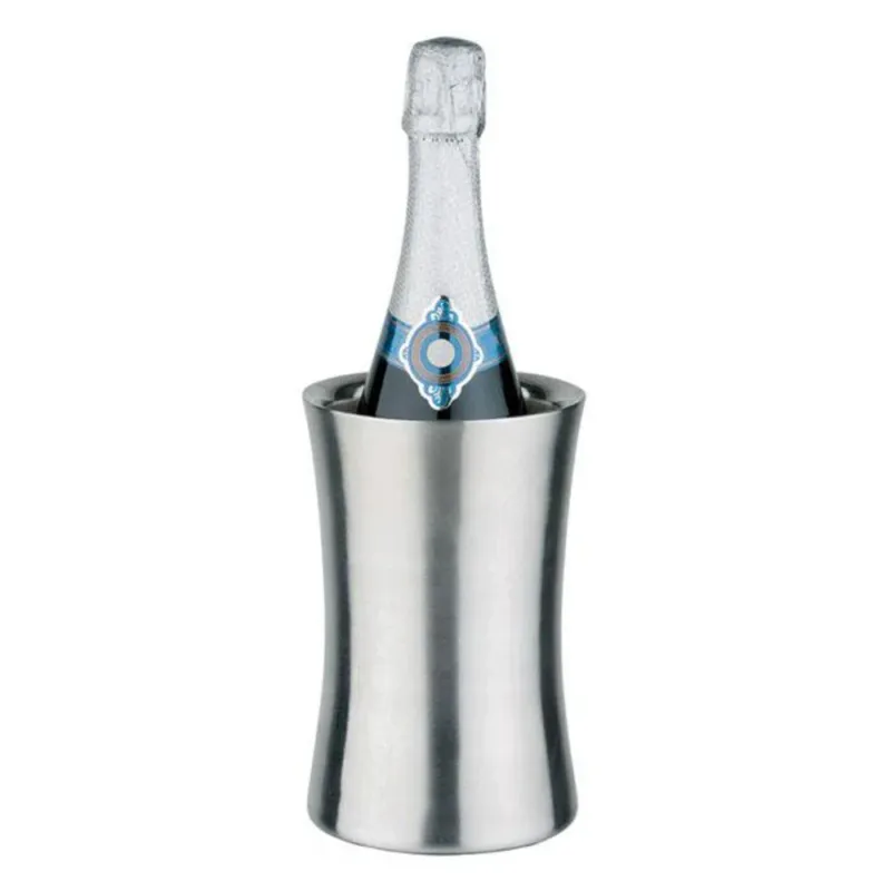 Ø 12.5 - H.19 cm - Aps Glacette Portabottiglie In Acciaio Inox Acquista Ora