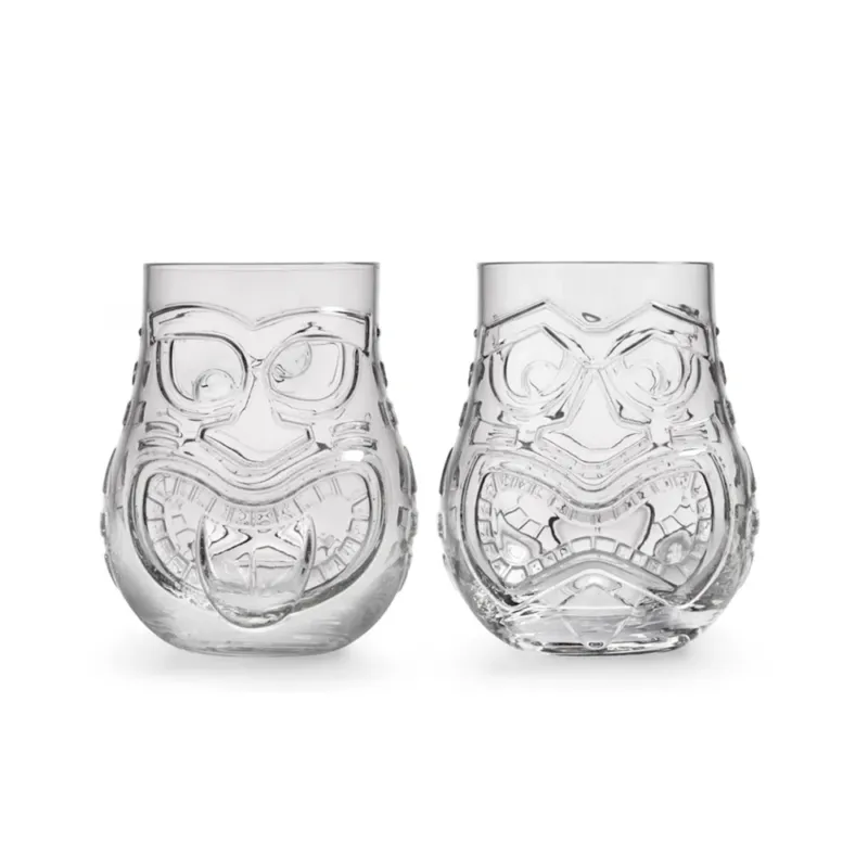 Scelto Dai Clienti 47 cl - Onis Tiki Split Bicchiere Cocktail In Vetro Set 6 Pz