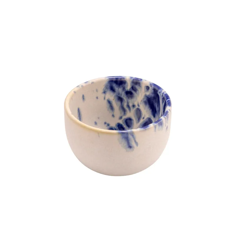 6.5 cm - Le Coq Phobos Coppetta Rotonda In Stoneware Set 12 Pz Nuova Collezione