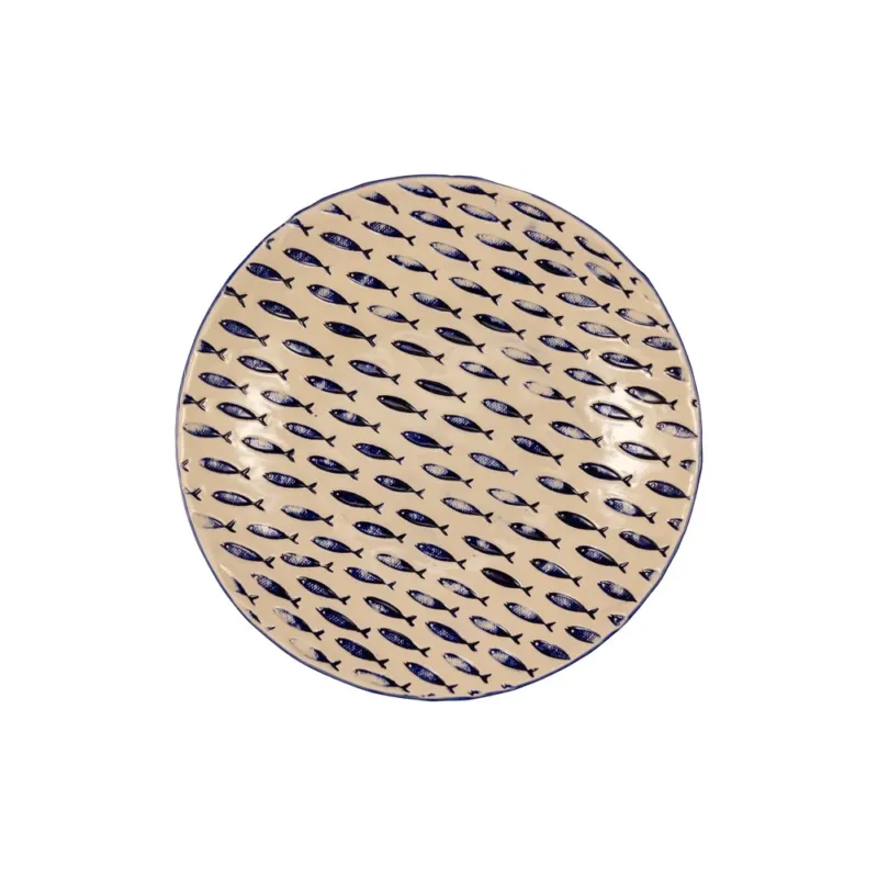 Ultime Pezzi 26 cm - Le Coq Thalassios Piatto Fondo In Stoneware Set 4 Pz