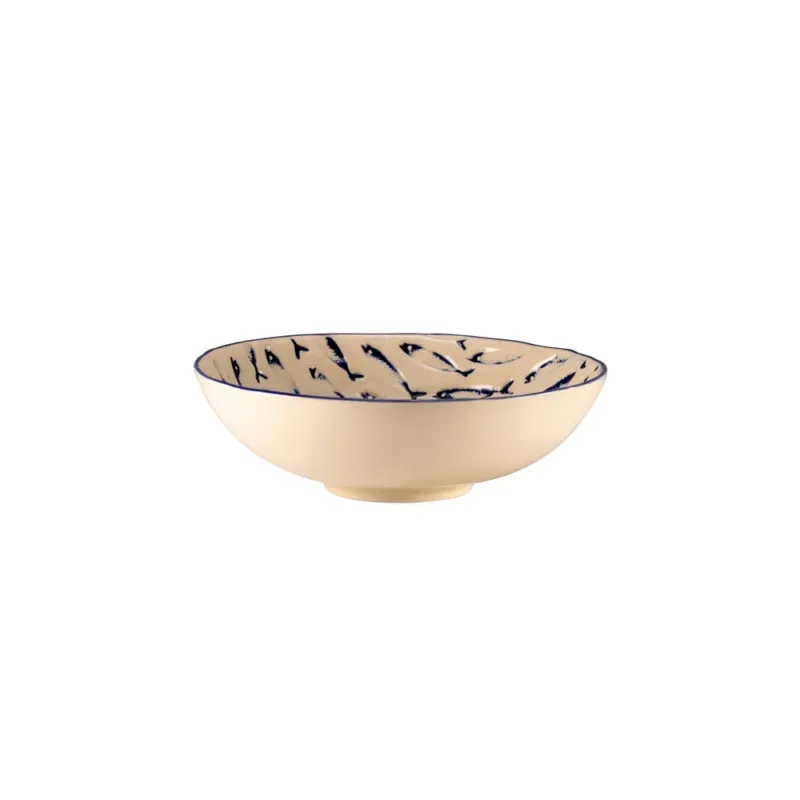 Nuovo Arrivo 19 cm - Le Coq Thalassios Coppa Rotonda In Stoneware Set 6 Pz