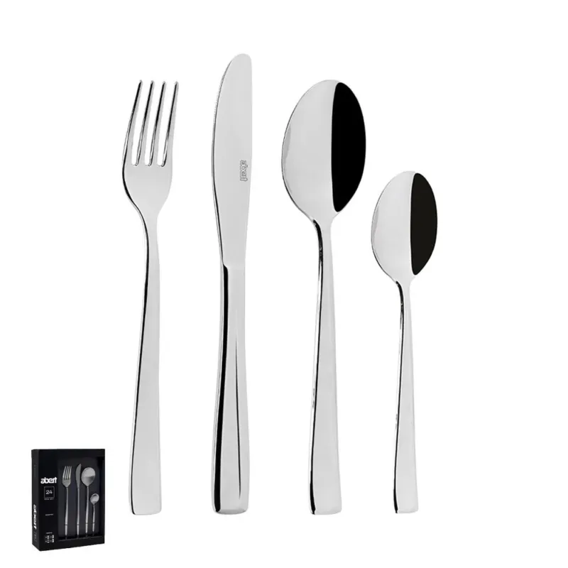 Abert Firenze Servizio Posate In acciaio Inox 18/10 Set 24 Pz Promo Stagionale