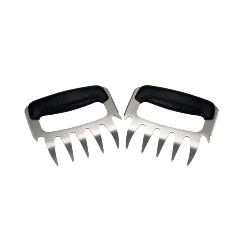 12x10.5 cm - Ilsa Artigli Per Carne In Acciaio Inox e Propilene Set 2 Pz Non Perdere
