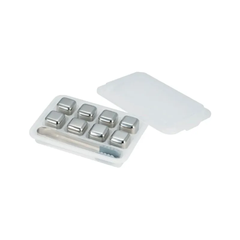 Cubetti Ghiaccio Riutilizzabili In Acciaio Inox Con Molla Set 8 Pz Ultime Pezzi
