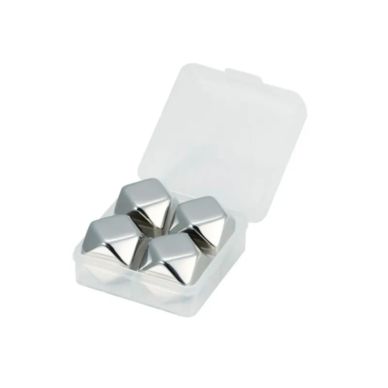 Cubetti Ghiaccio Riutilizzabili In Acciaio Inox Set 4 Pz Consegna Rapida