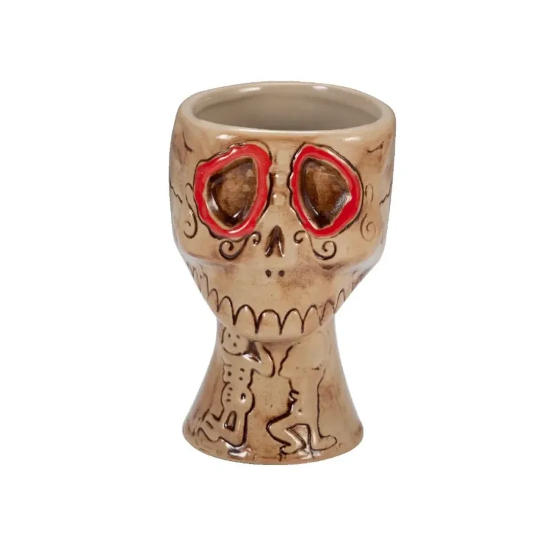40 cl - Ilsa Tiki Maori Teschio Bicchiere Cocktail Mug In Ceramica Affare