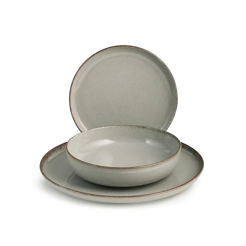 H&H Pearl Servizio Tavola In Porcellana Set 12 Pz Direttamente Dal Produttore