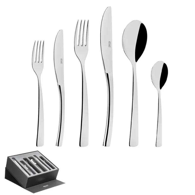 Abert Mirage Servizio Posate In Acciaio Inox Set 75 Pz Offerta Lampo