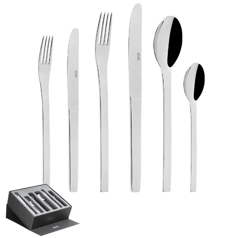 Abert Linea Servizio Posate In Acciaio Inox Set 75 Pz Consegna Rapida