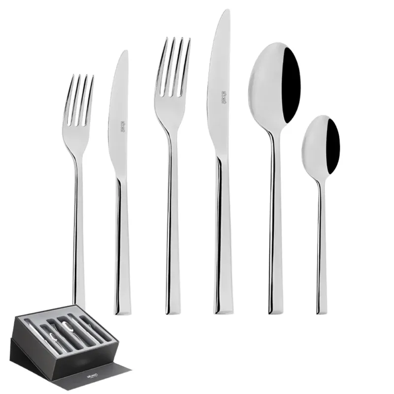 Abert Dinamica Servizio Posate In Acciaio Inox Set 75 Pz Di Tendenza