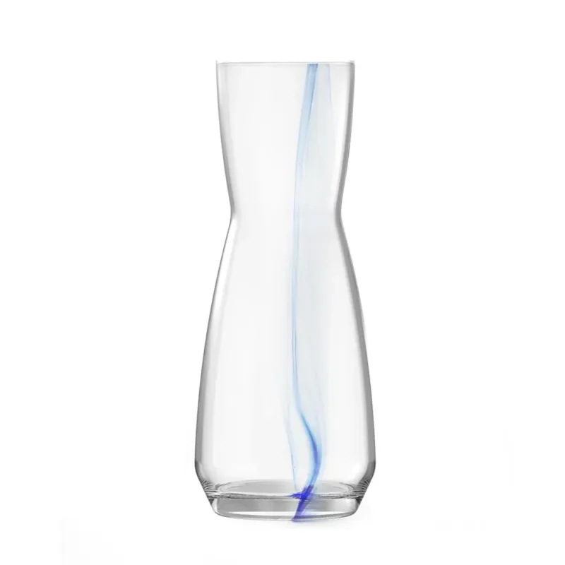 1.05 Litri - Leerdam Crisal Azurine Caraffa In Vetro Set 6 Pz Prezzo Ridotto
