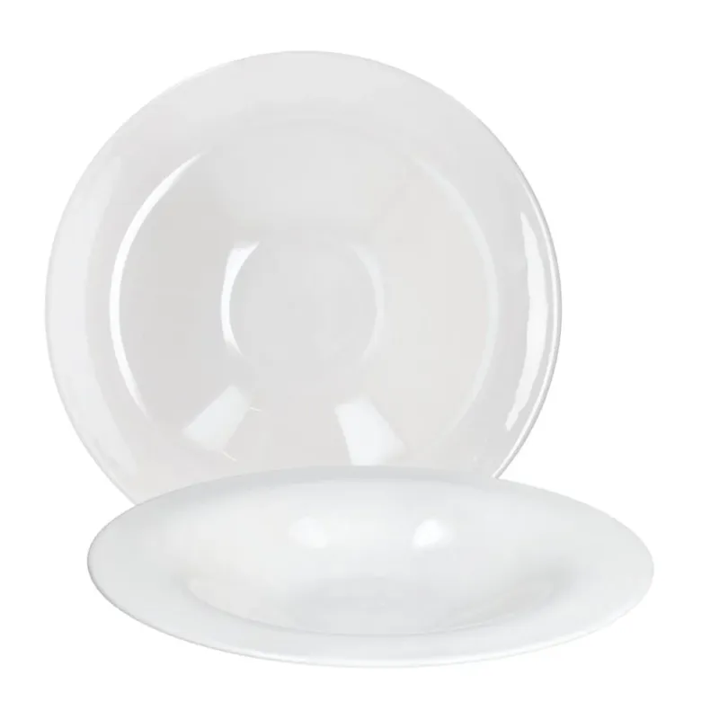 Popolare 29 cm - Tognana Silk Piatto Fondo Gourmet In Porcellana Bone China Set 2 Pz