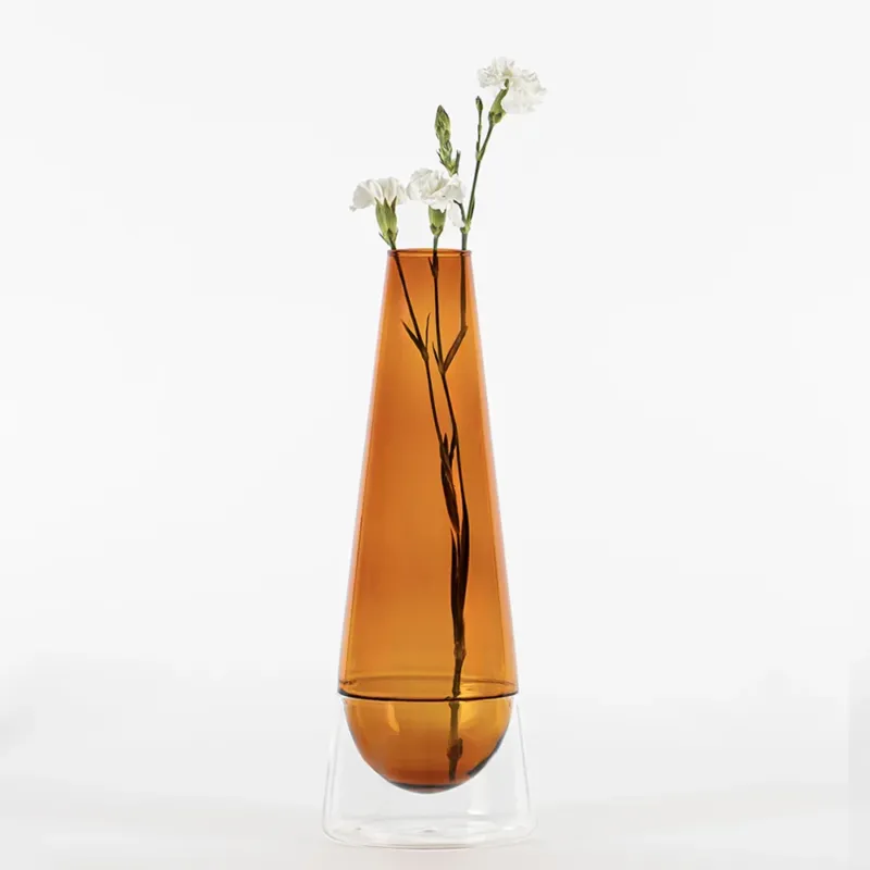 30 cm - Zafferano Conosfera Vaso Fiori In Vetro Borosilicato Professionale