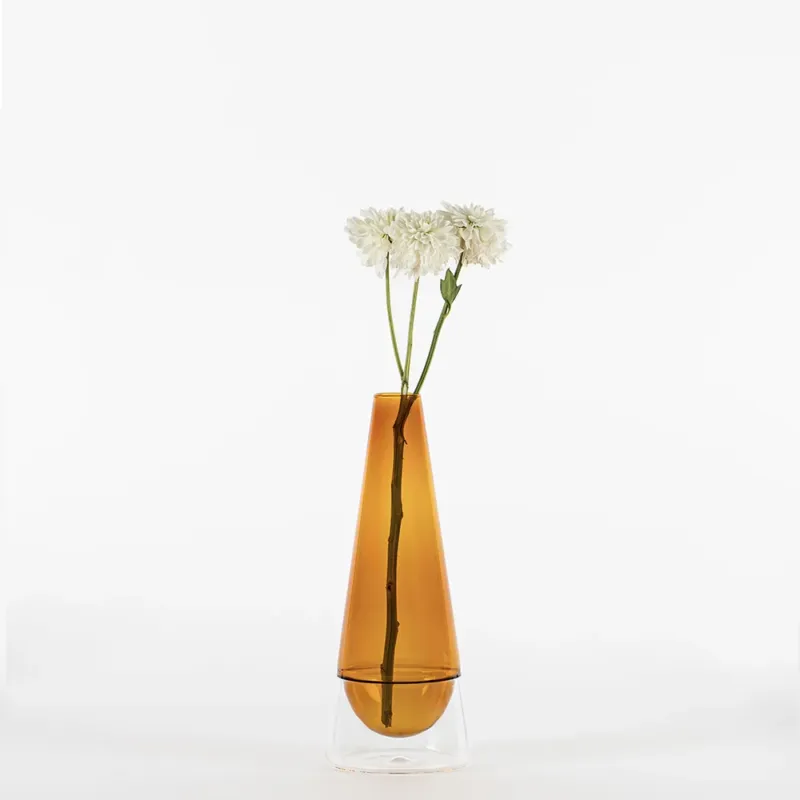25 cm - Zafferano Conosfera Vaso Fiori In Vetro Borosilicato Subito Disponibile