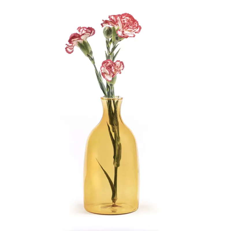 15 cm - Zafferano Un Fiore Vaso Fiori In Vetro Borosilicato Prezzo Basso