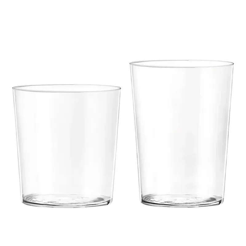 H&H Starck Set Bicchiere Acqua e Bibita In Vetro Set 12 Pz Nuova Collezione