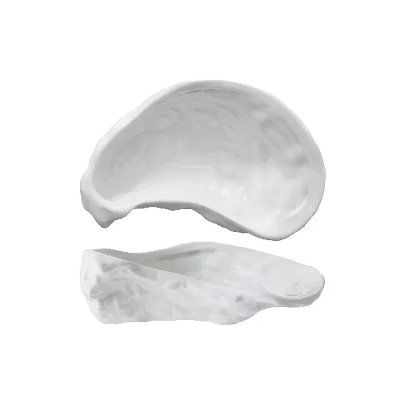 12.5x7.8 cm - Essentia Oyster Coppetta In Porcellana Set 4 Pz Prezzo Di Fabbrica