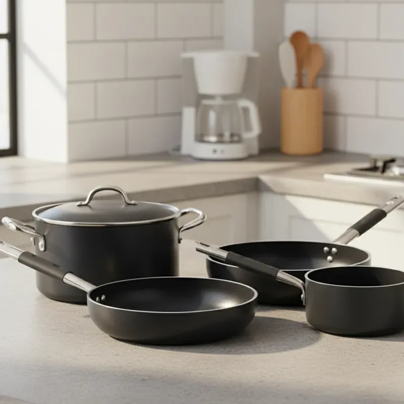 Agnelli Set Batteria Pentole Antiaderenti + Padella Alta AIBlack Soddisfatti O Rimborsati