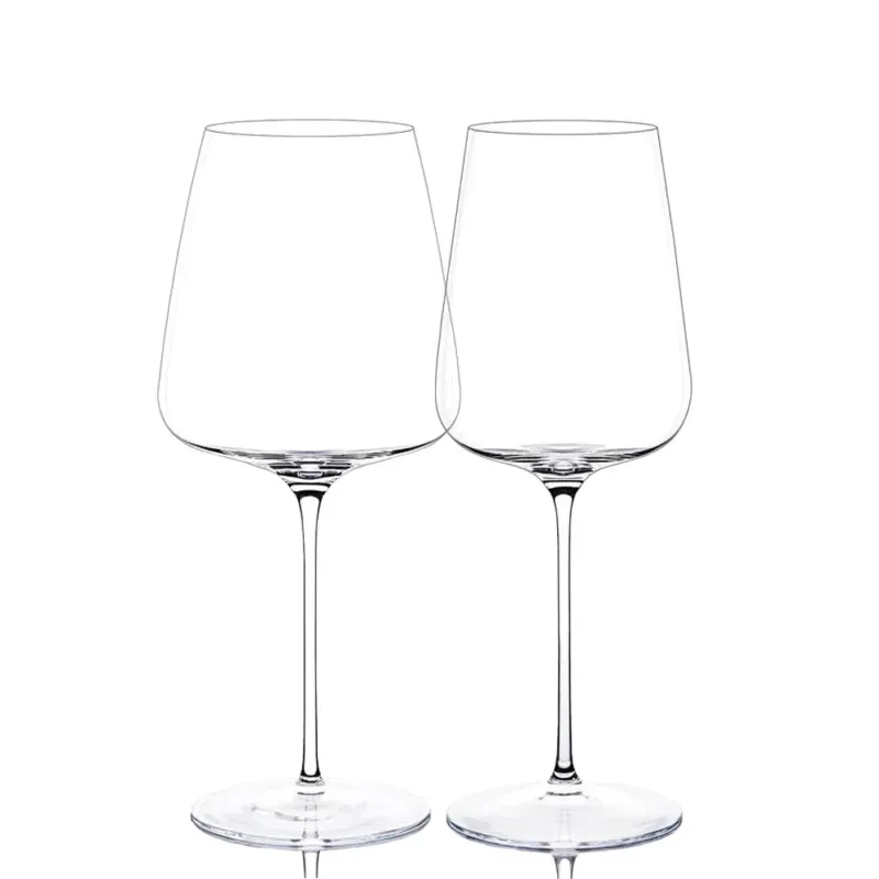 Italesse Etoile Blanc & Noir Extreme Set Calici Vino Rosso e Bianco In Vetro Set 12 Pz Spedizione Espresso