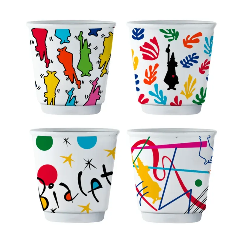 Compra Oggi Stesso 6 cl - Bialetti Arte Bicchierino Caffé In Porcellana Set 4 Pz