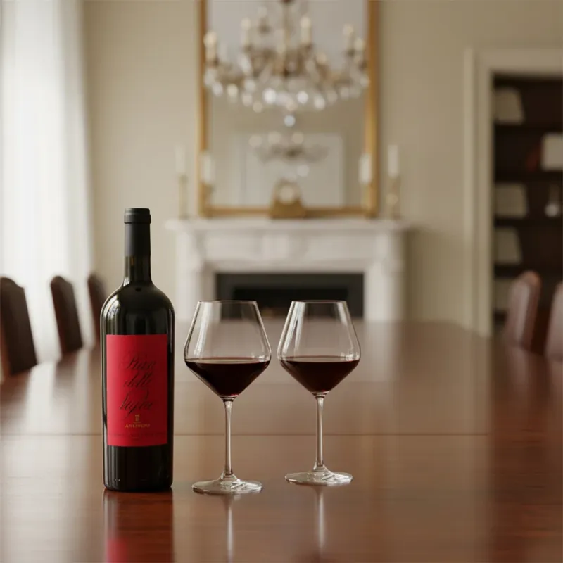 Di Tendenza Antinori Pian delle Vigne Rosso di Montalcino 2023 + Set 6 Calici Vino Rosso Revolution 54.5 cl