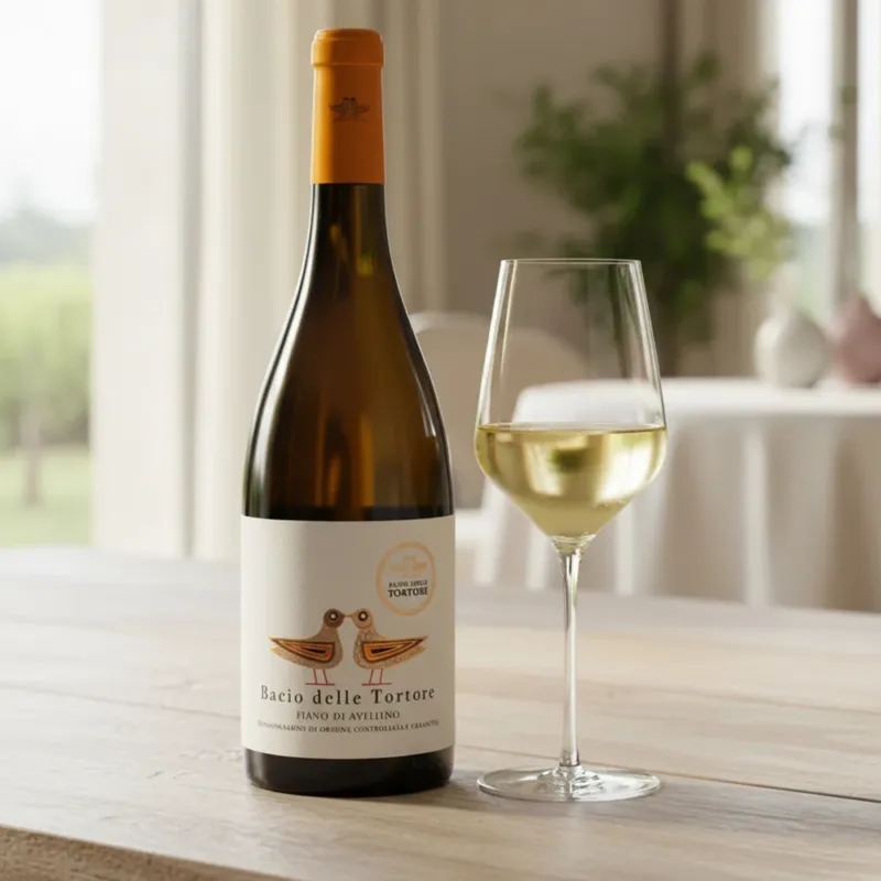 Passo delle Tortore Fiano di Avellino DOCG 2024 + Set 6 Calici Vino Bianco Starlight 41 cl Scelto Dai Clienti