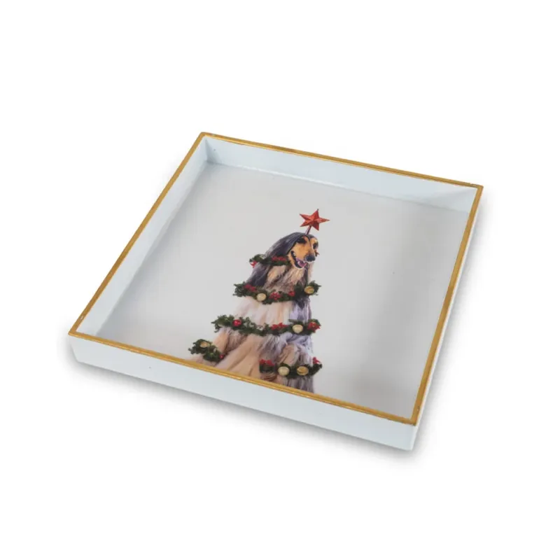 Nuovo Arrivo 20x20 cm - WD Lifestyle Mykonos Vassoio Svuota tasche In Plastica