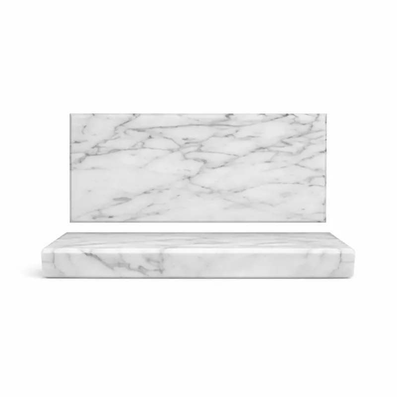 Pagamento Sicuro 25x9 cm - Essentia Marble Piatto Presentazione Rettangolare In Marmo