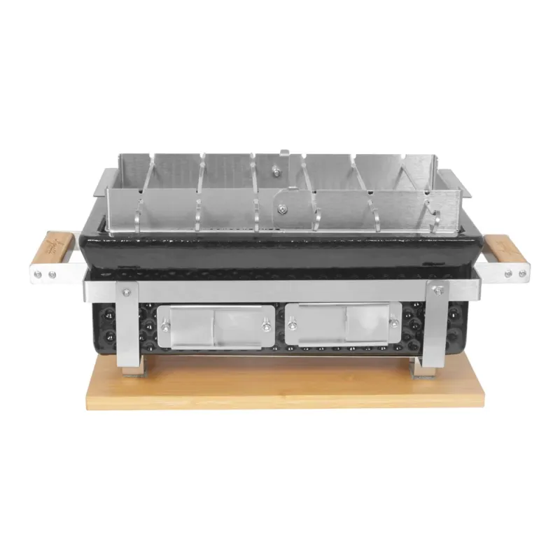 Prezzo Di Fabbrica Agnelli Hibachi BBPro Barbecue da Tavolo Compatto Rettangolare