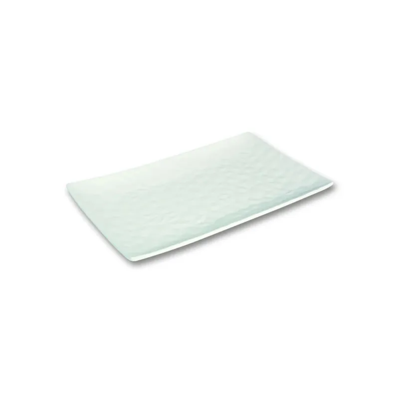Soddisfatti O Rimborsati 20.5x12.5 cm - Le Coq Hesperis Piatto Presentazione Vassoio Rettangolare In Porcellana Set 6 Pz