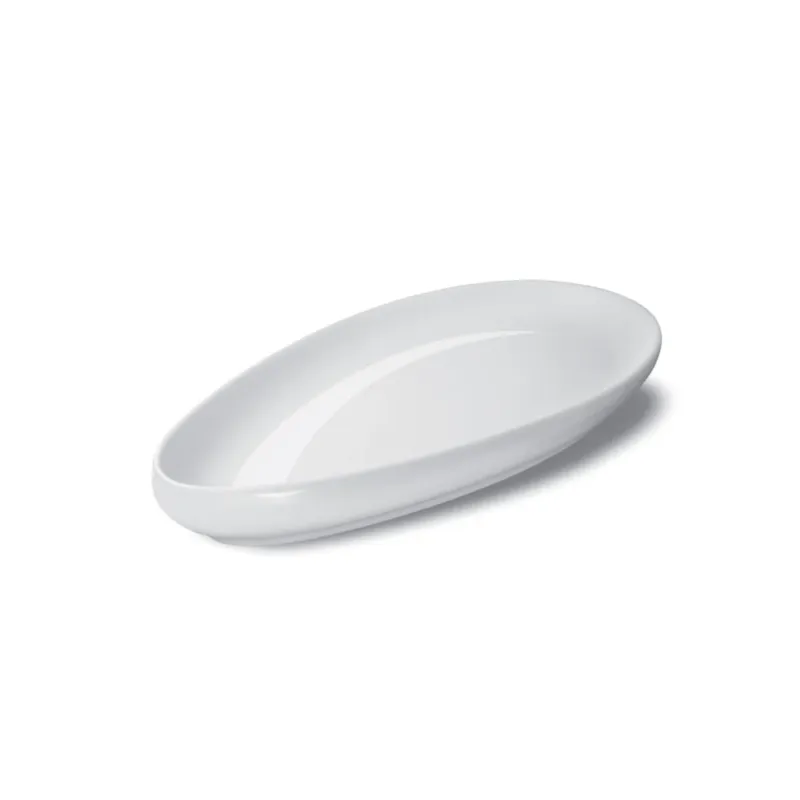 32.5x18 cm - Le Coq Ninfa Piatto Presentazione Vassoio Goccia In Porcellana Set 3 Pz Bestseller