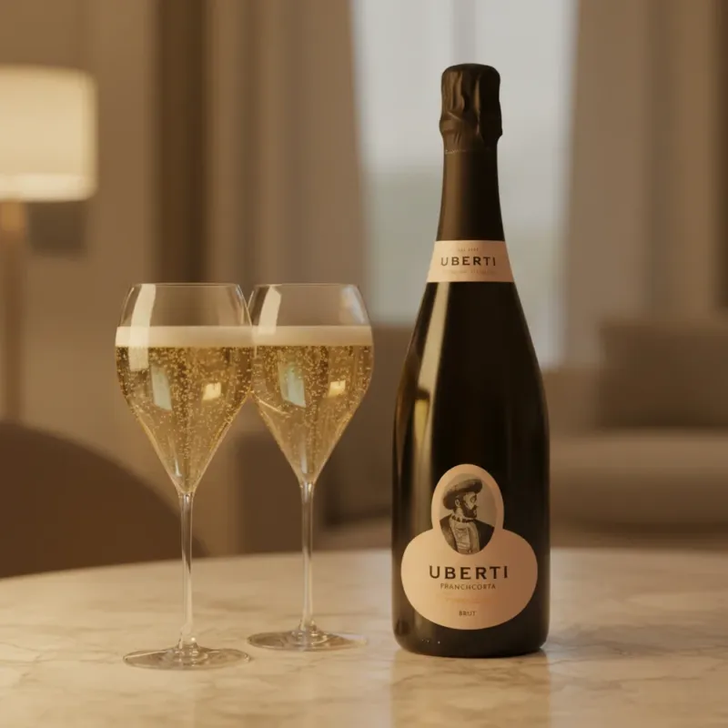 Francesco I Franciacorta DOCG Brut Uberti + 6 Calici Franciacorta 42 cl Must-Have