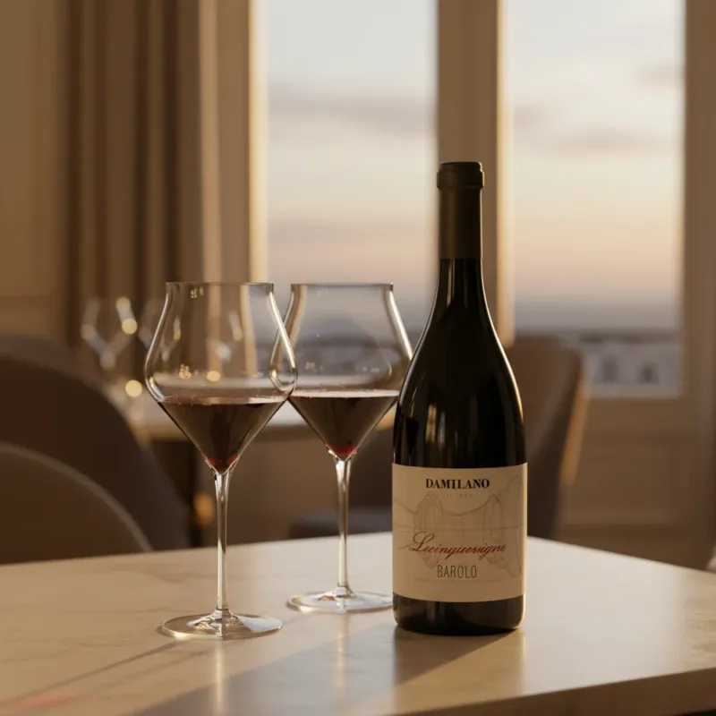 Barolo DOCG 2019 Le Cinquevigne Damilano + 6 Calici Burgundy Supremo 65 cl Prezzo Scontato