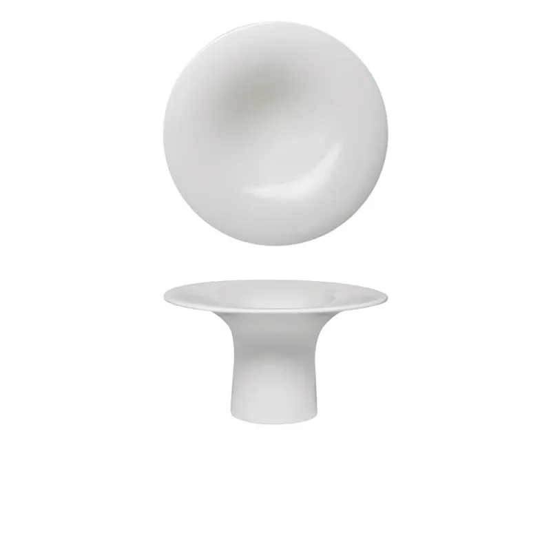 14x7.8 cm - Essentia 50‘s Era Piatto Presentazione Alzata Gourmet Bassa In Porcellana Set 4 Pz Compra Oggi Stesso