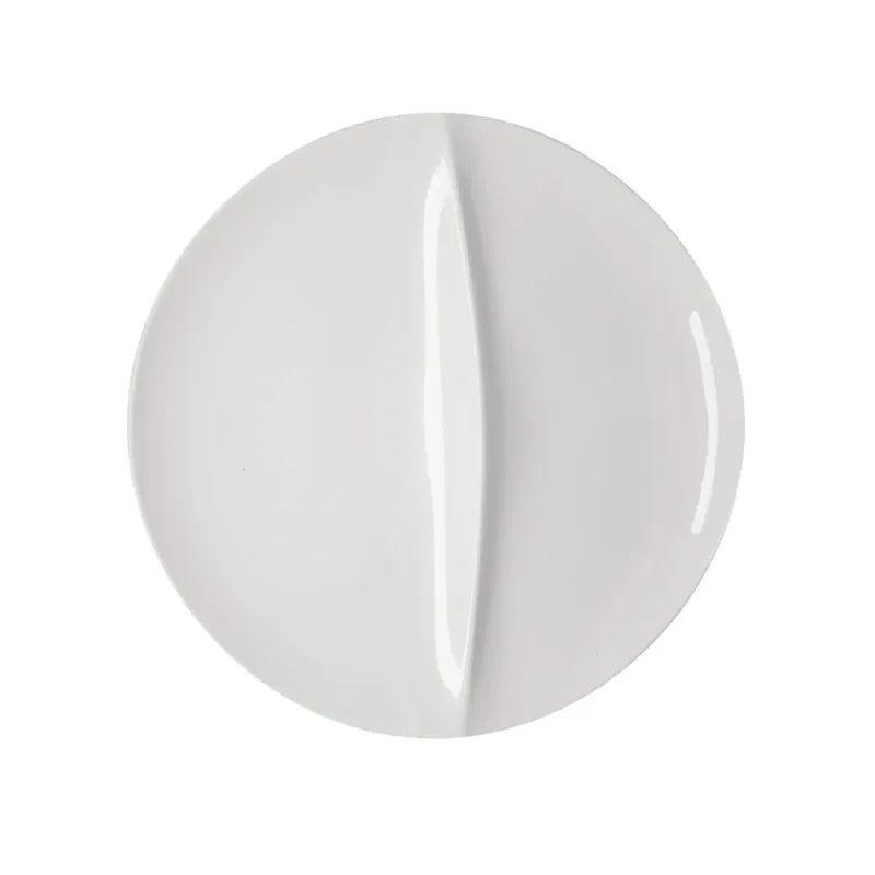 Compra Online 31.2 - Essentia Duo Piatto Presentazione 2 Scomparti In Porcellana Set 4 Pz