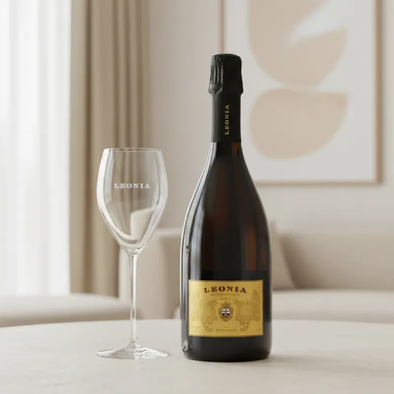 Leonia Brut Pomino DOC 2021 Frescobaldi + 6 Calici Flute Leonia Frescobaldi Saldi