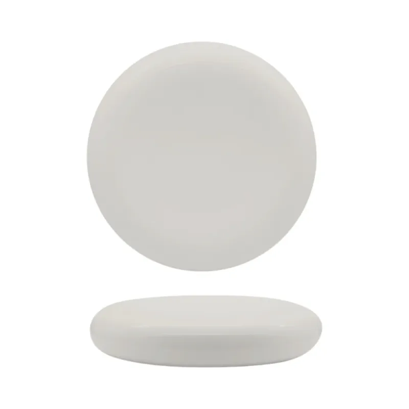 20.2 cm - Selecta Piatto Presentazione Alto Rotondo In Porcellana Set 3 Pz Spedizione Espresso
