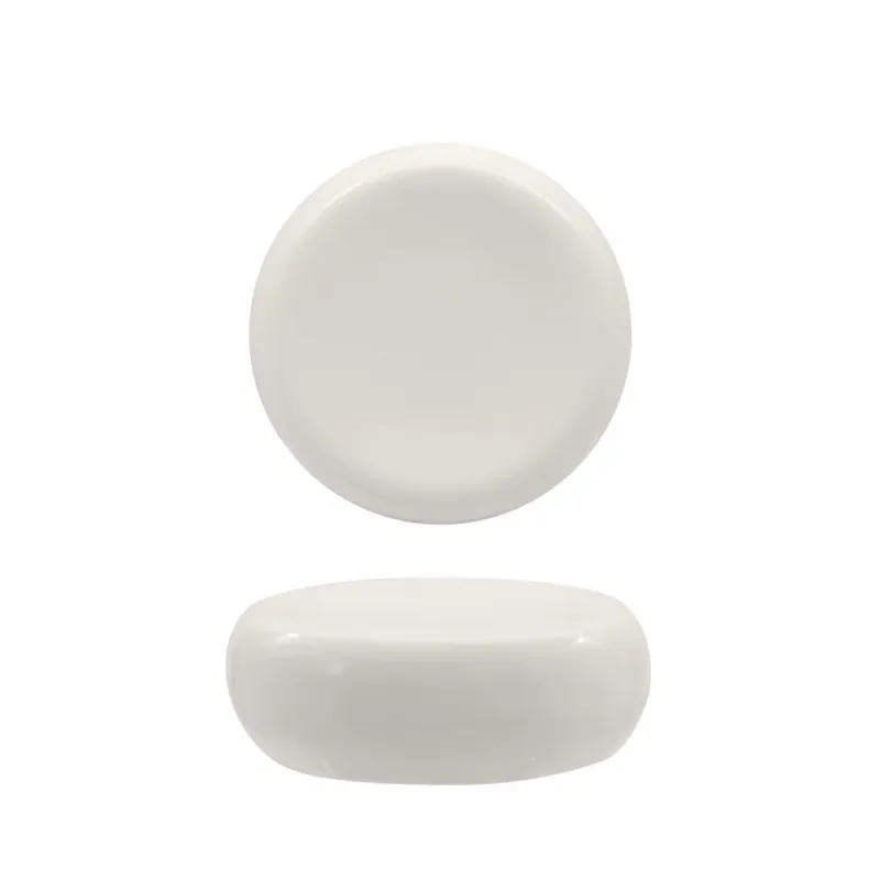 7.6 cm - Selecta Piatto Presentazione Alto Rotondo In Porcellana Set 12 Pz Nuova Collezione