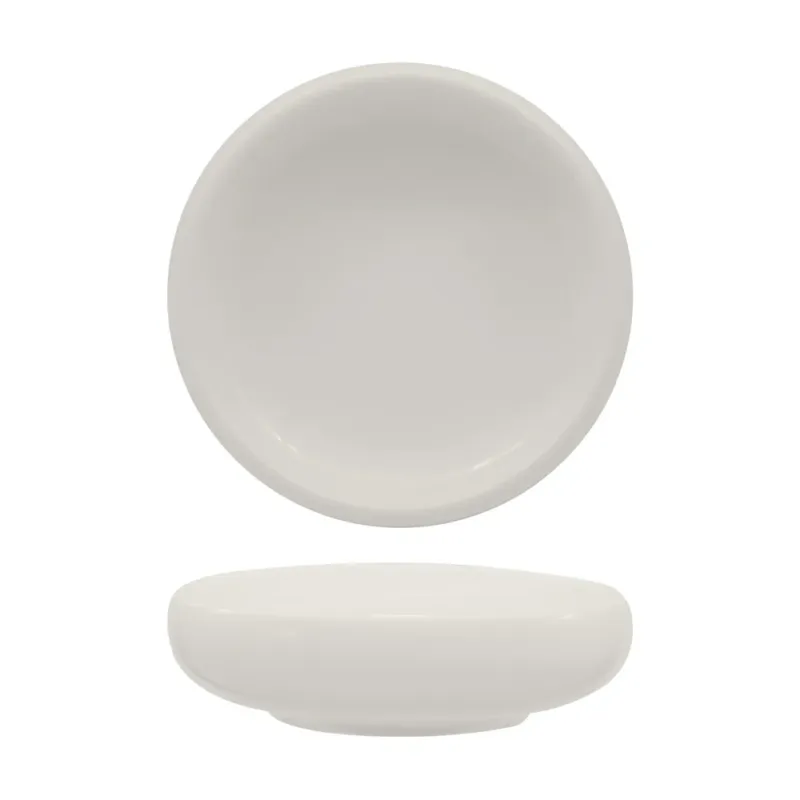 Sconto 12 cm - Selecta Piatto Fondo Nido In Porcellana Set 6 Pz