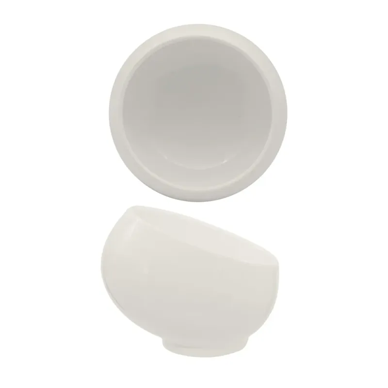 12 cm - Selecta Coppa Obliqua In Porcellana Set 6 Pz Saldi