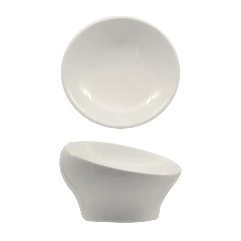 Promozione 10.7 cm - Selecta Coppa Obliqua In Porcellana Set 4 Pz