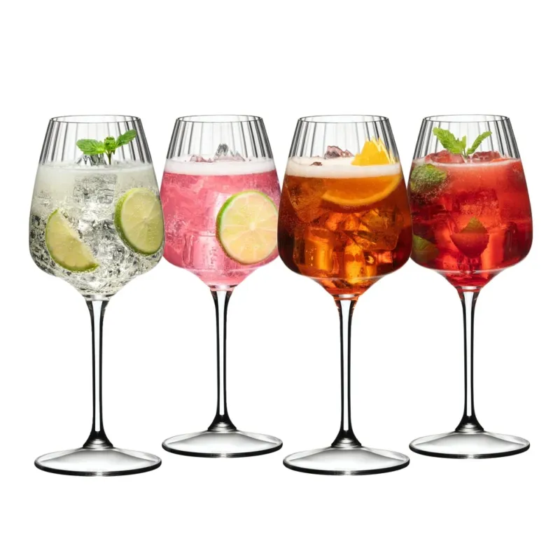 Non Perdere 55 cl - Riedel Summer Drinks Calice Cocktail In Vetro Set 4 Pz